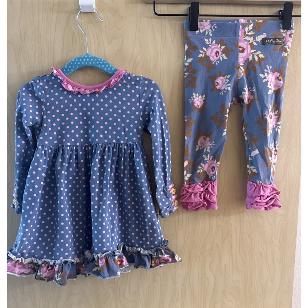 Matilda Jane Make Believe Story Time Dress And Pants Size 12-18